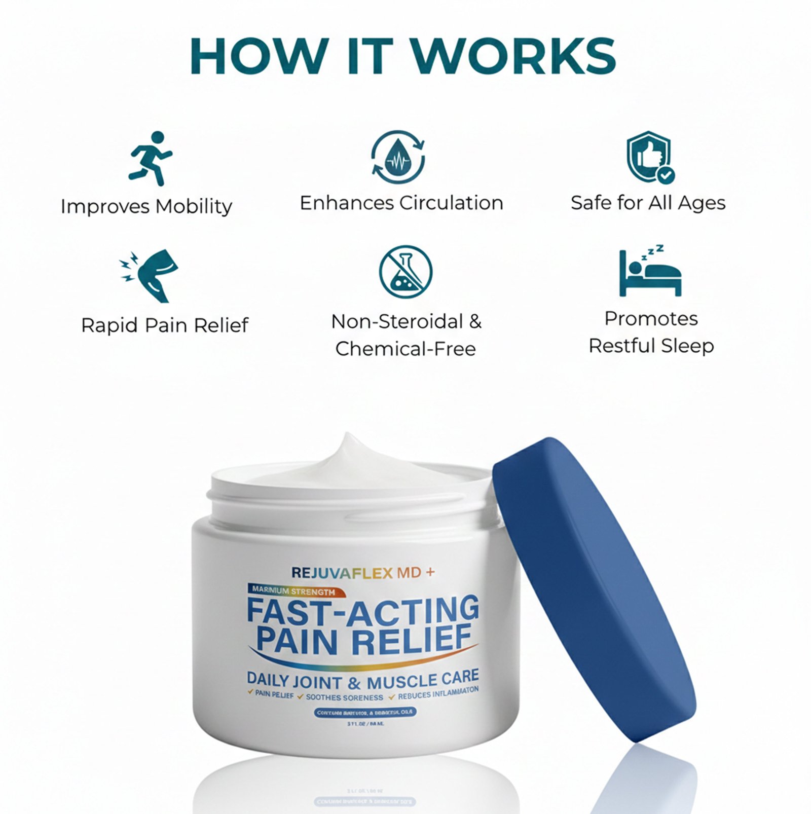 Applying balm to joint area